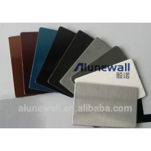 Alunewall main product stainless steel aluminium composite panel
